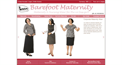 Desktop Screenshot of barefootmaternity.com.au